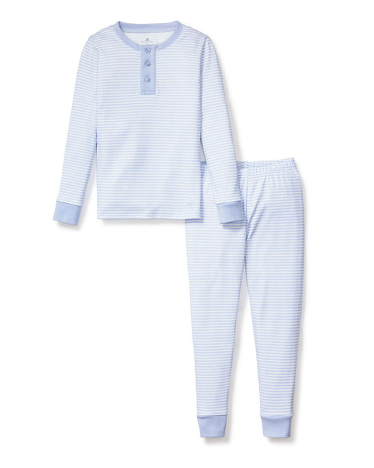 Petite Plume Children's Pima Snug Fit Stripe Pajama Set
