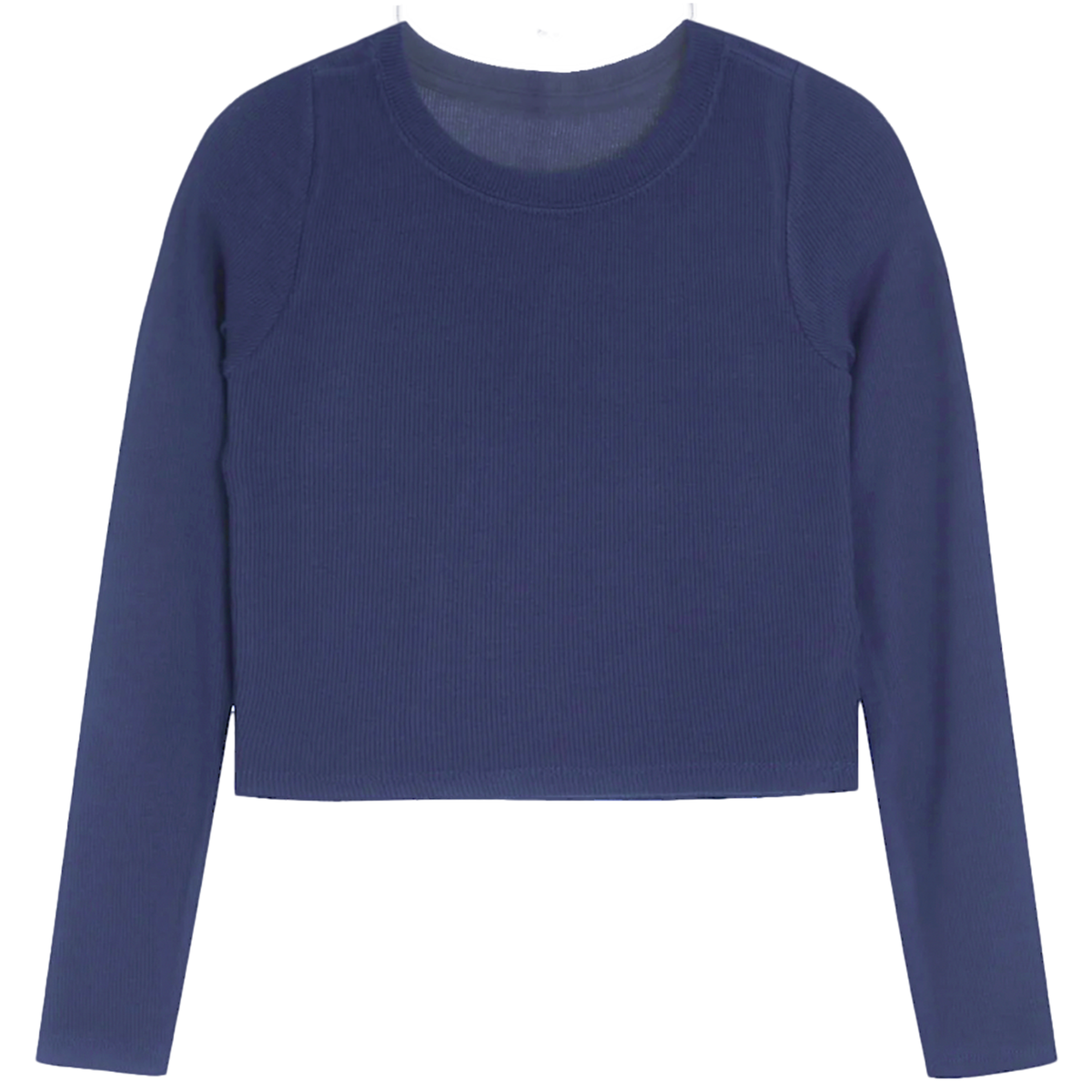 Girls Long Sleeve Ribbed Tee | Marlin