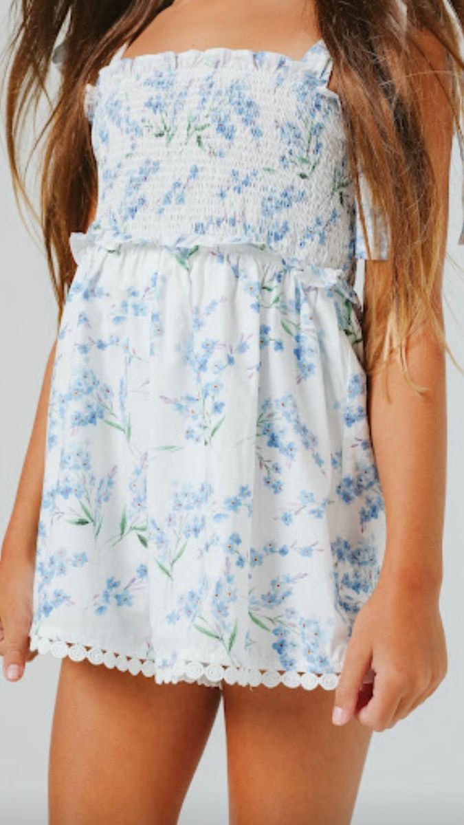 Summer Loving Shellona Romper | Blue