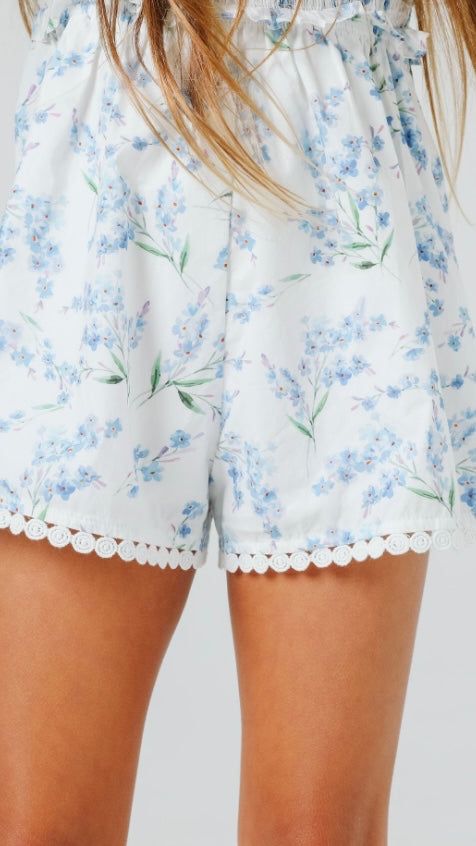 Summer Loving Shellona Romper | Blue