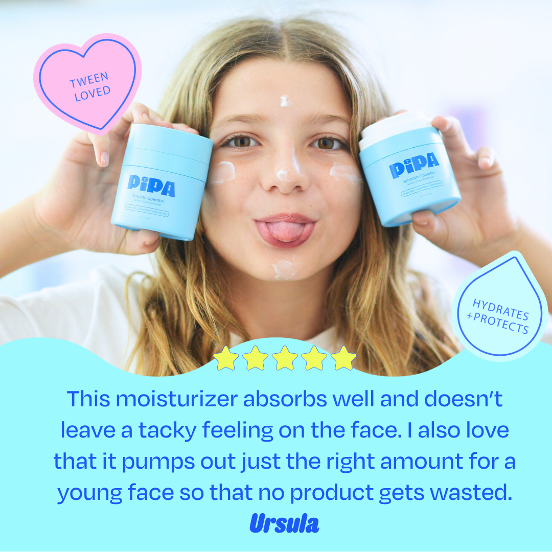 Pipa Smooth Operator Moisturizer — Lightweight Tween Face Cream