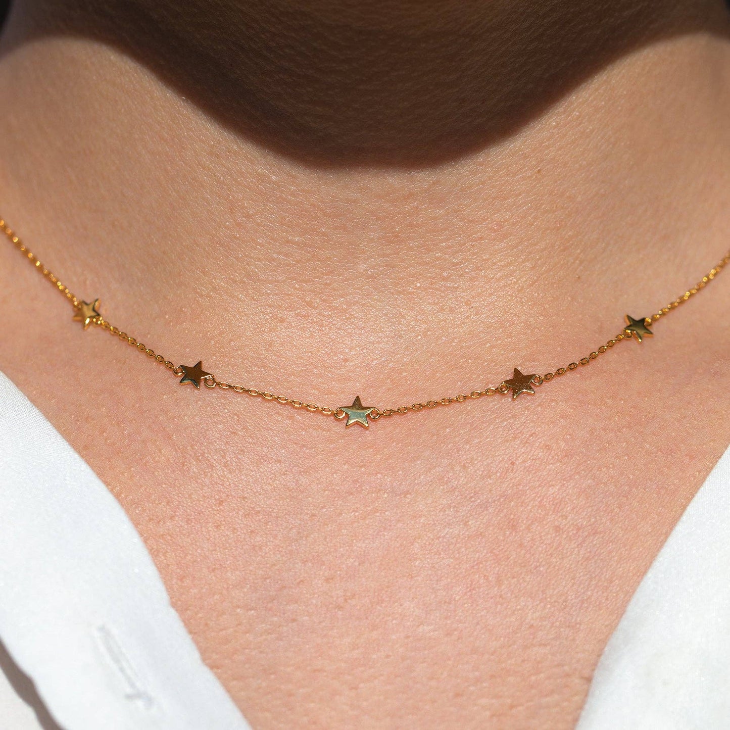 Girls Crew Estrella Gold Necklace