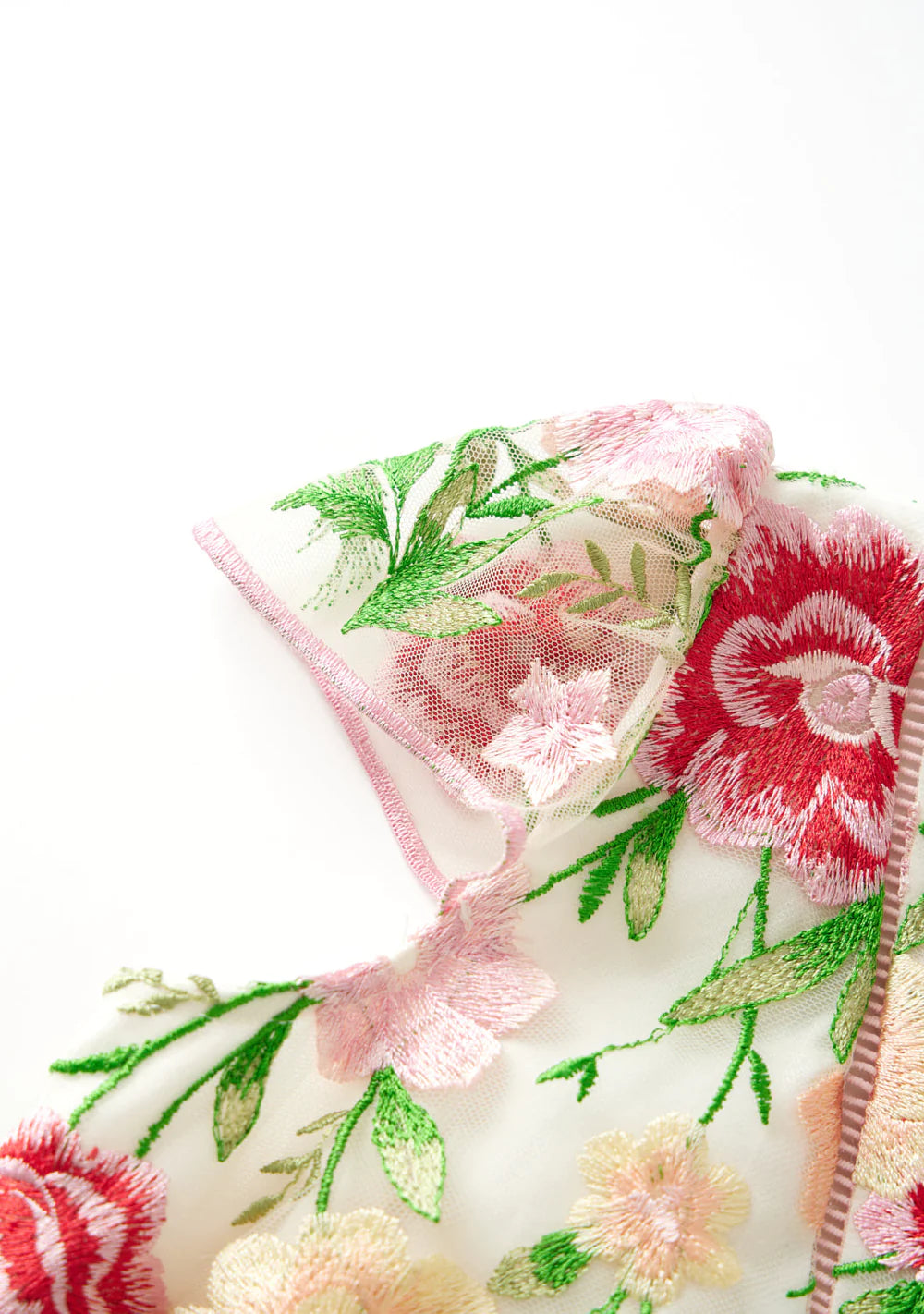 Marlo Poppy Embroidered Dress