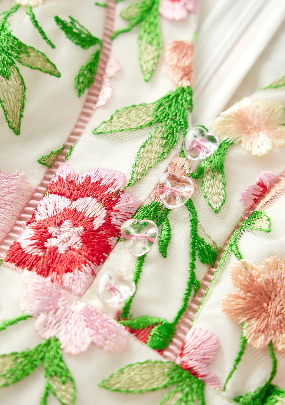 Marlo Poppy Embroidered Dress