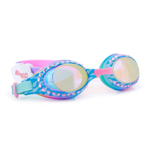 Bling2o Cloud Blue Sunny Kids' Swim Goggles