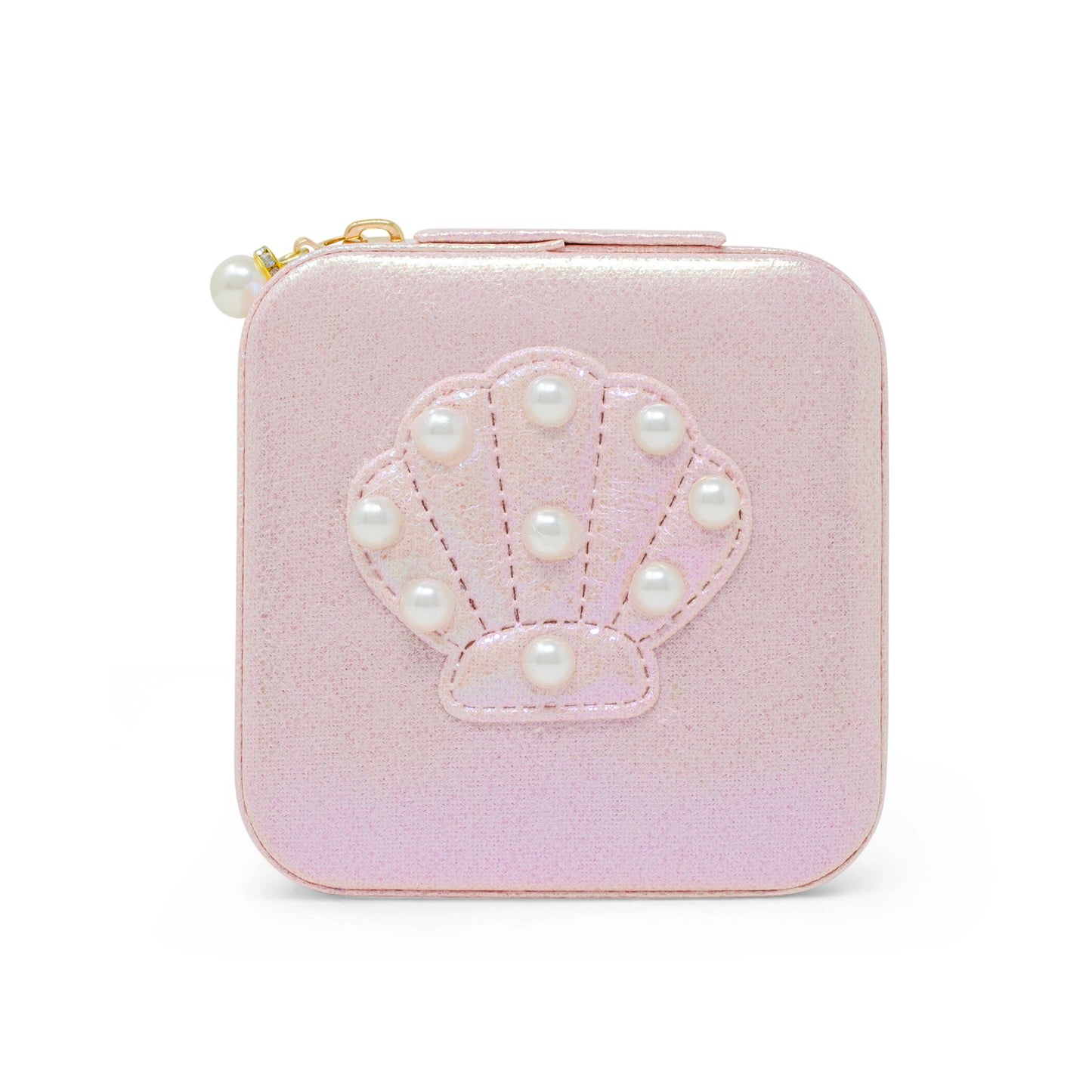 Mermaid Seashell Pearl Jewelry Box | Pink