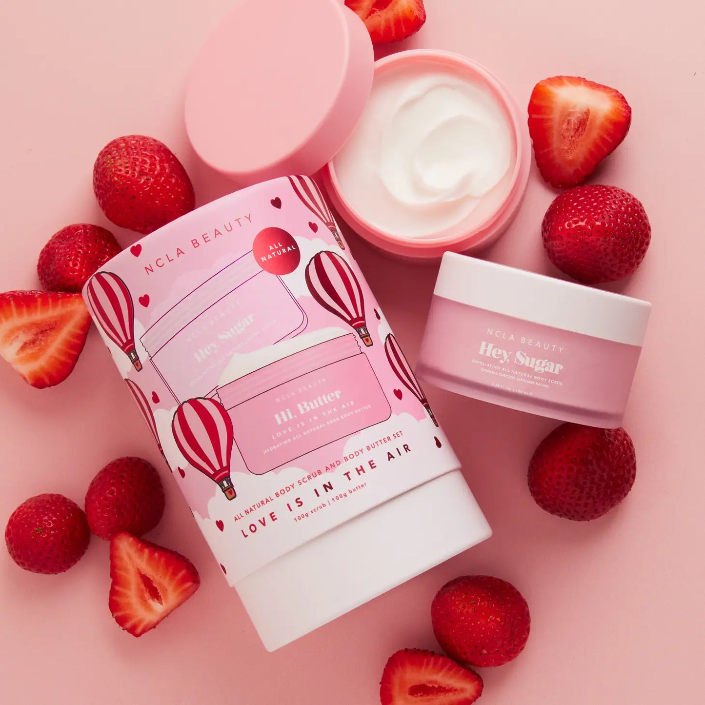 Love Is In The Air Body Scrub + Body Butter Gift Set