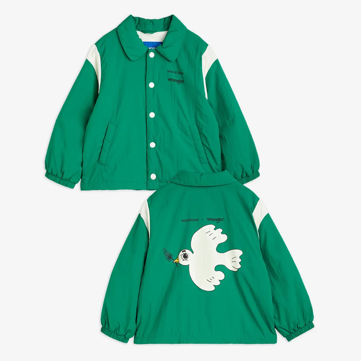 Mini Rodini x Wrangler Padded Jacket | Green