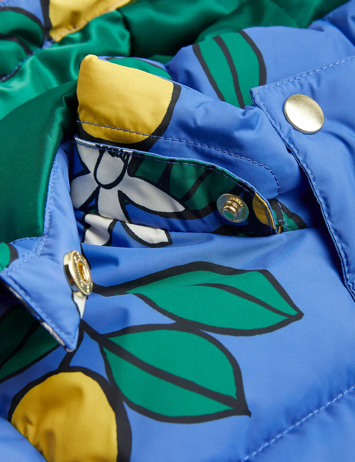 Mini Rodini Lemons Heavy Puffer Jacket