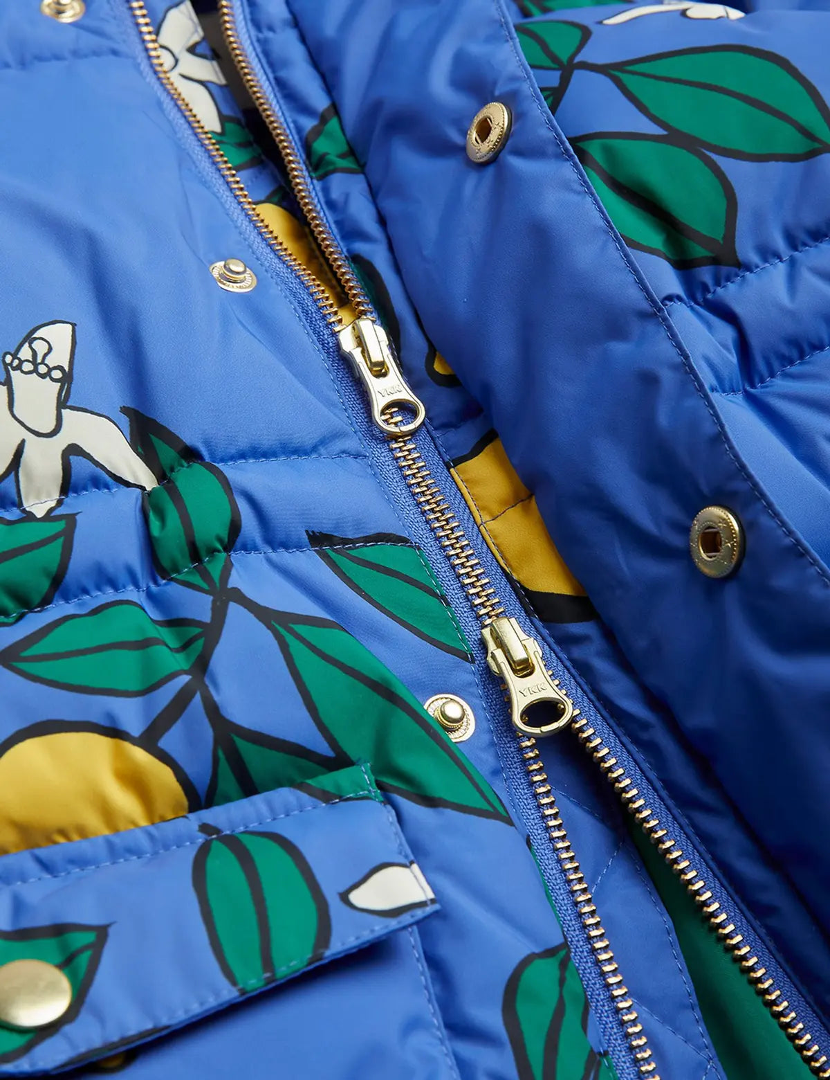Mini Rodini Lemons Heavy Puffer Jacket