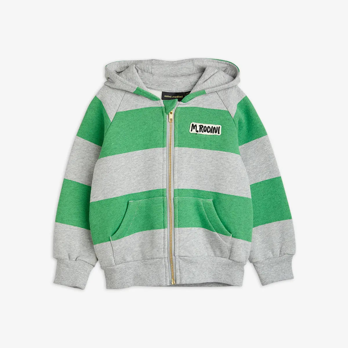 Mini Rodini Stripe Zip Hoodie Sweatshirt