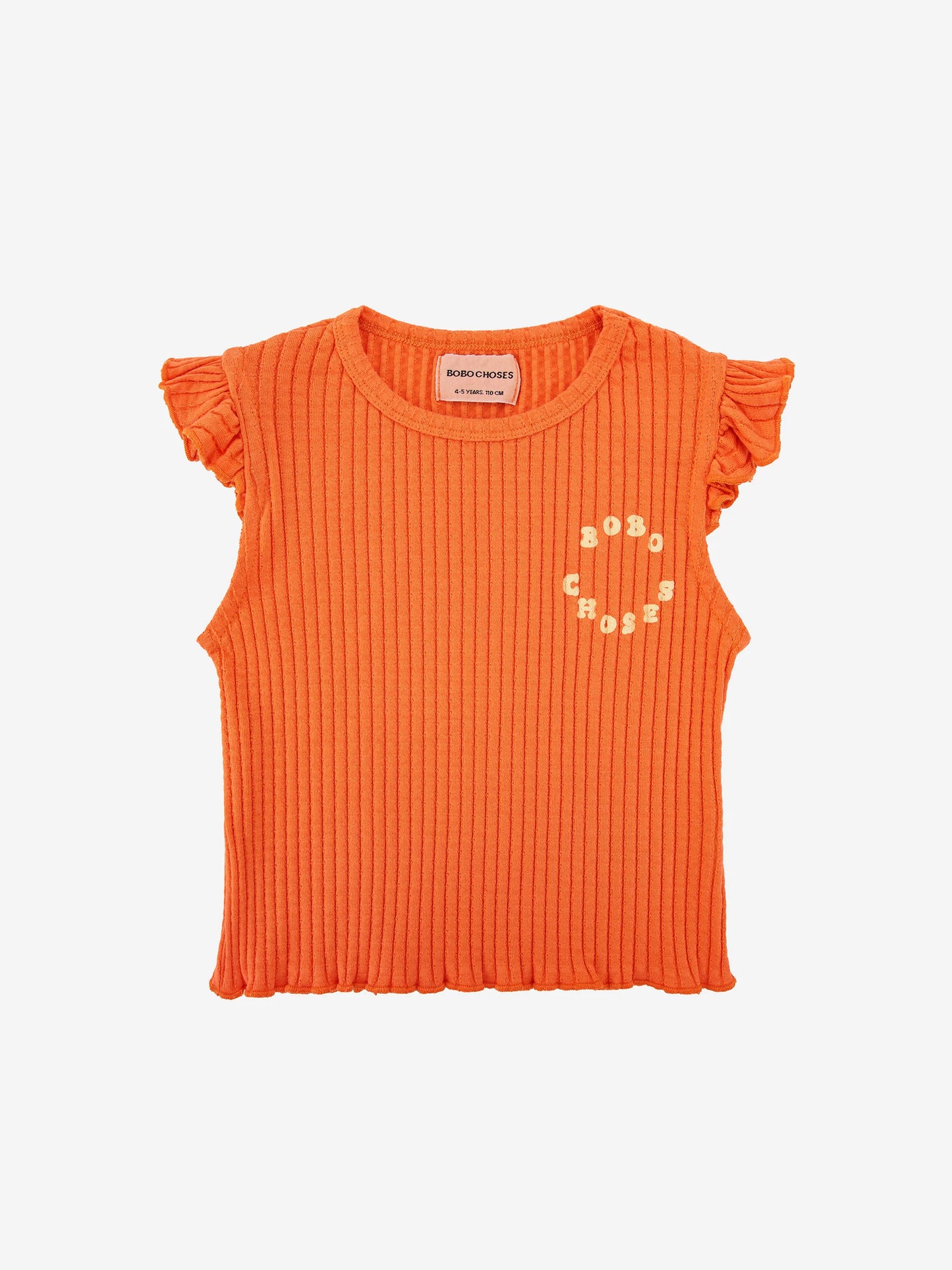 Bobo Choses – Tanktop mit rundem Ausschnitt und Rüschen