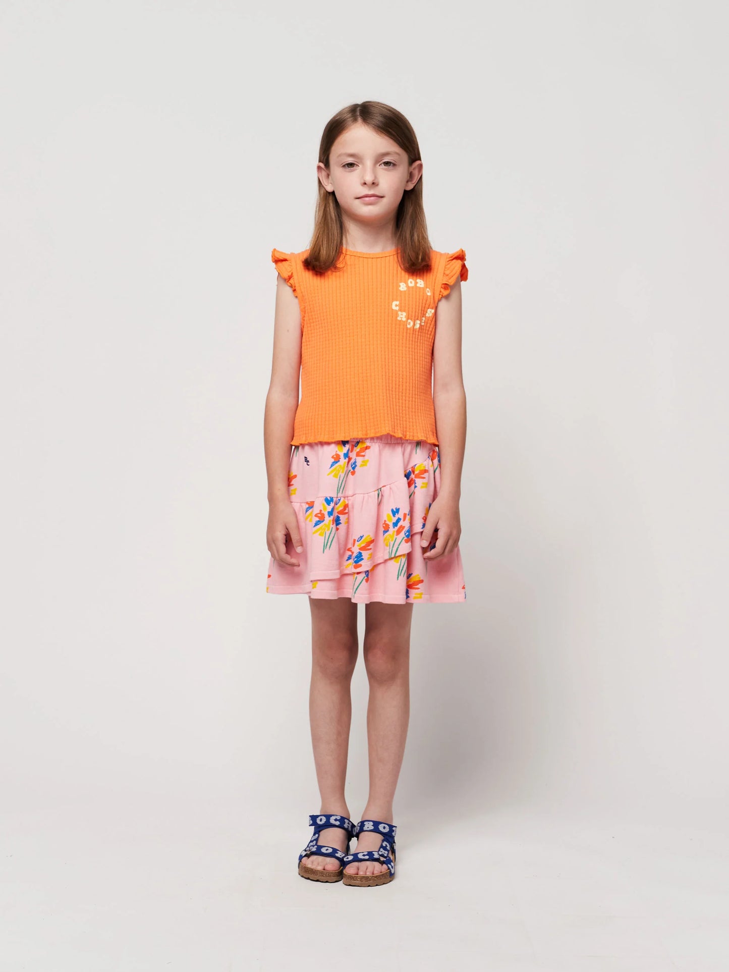 Bobo Choses – Tanktop mit rundem Ausschnitt und Rüschen