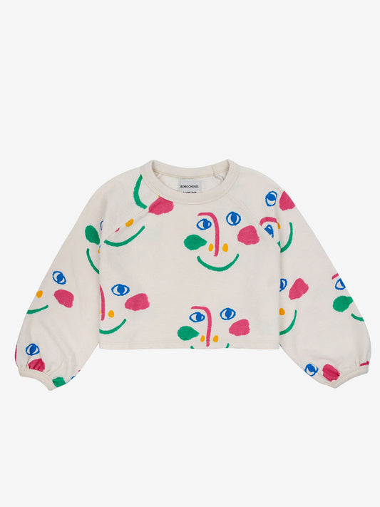 Bobo Choses – Sweatshirt mit lächelnden Masken