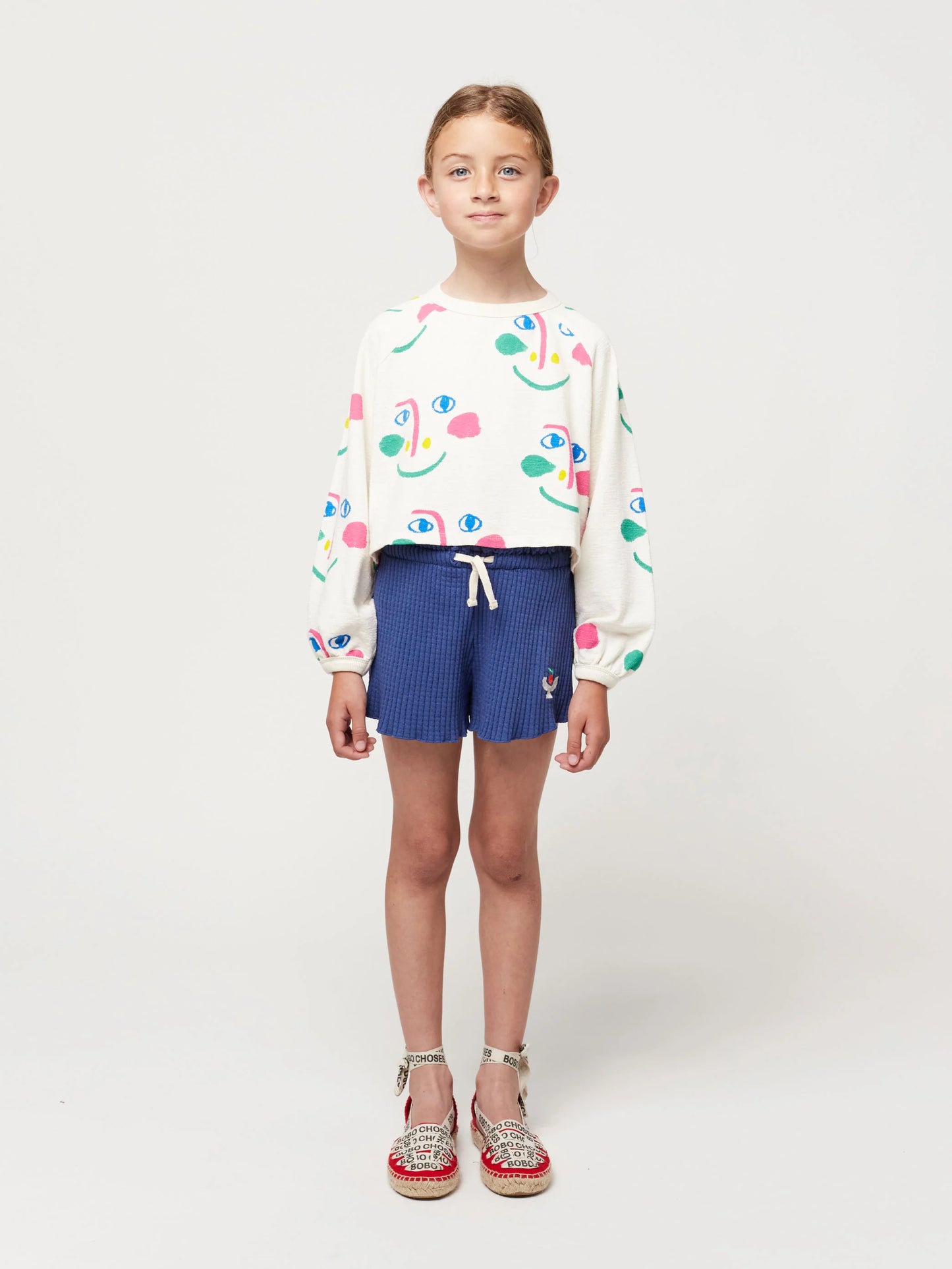 Bobo Choses – Sweatshirt mit lächelnden Masken
