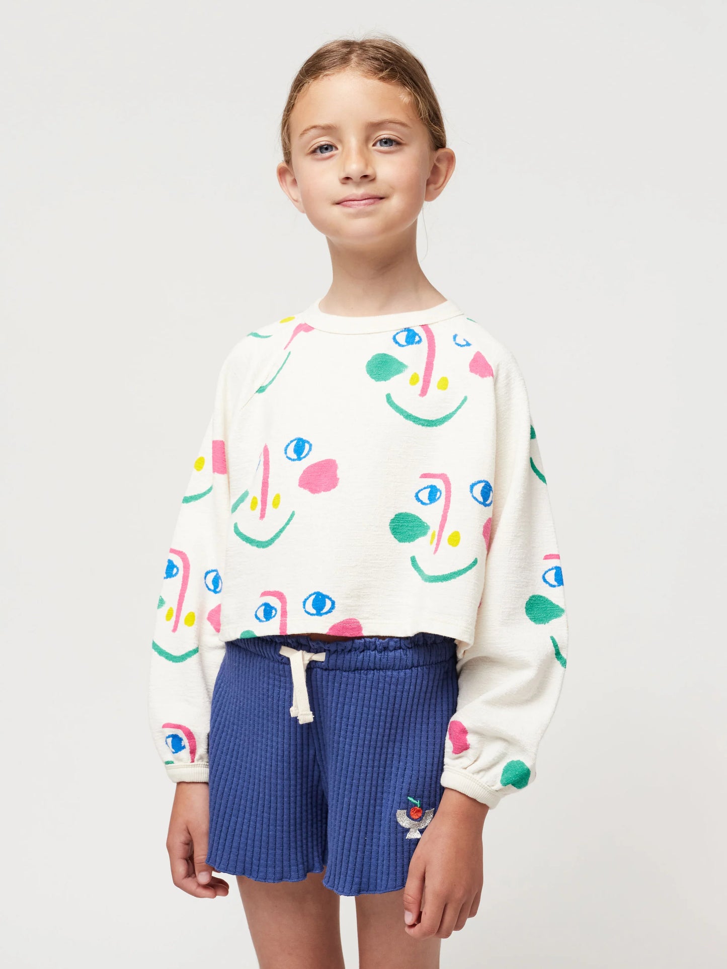 Bobo Choses – Sweatshirt mit lächelnden Masken