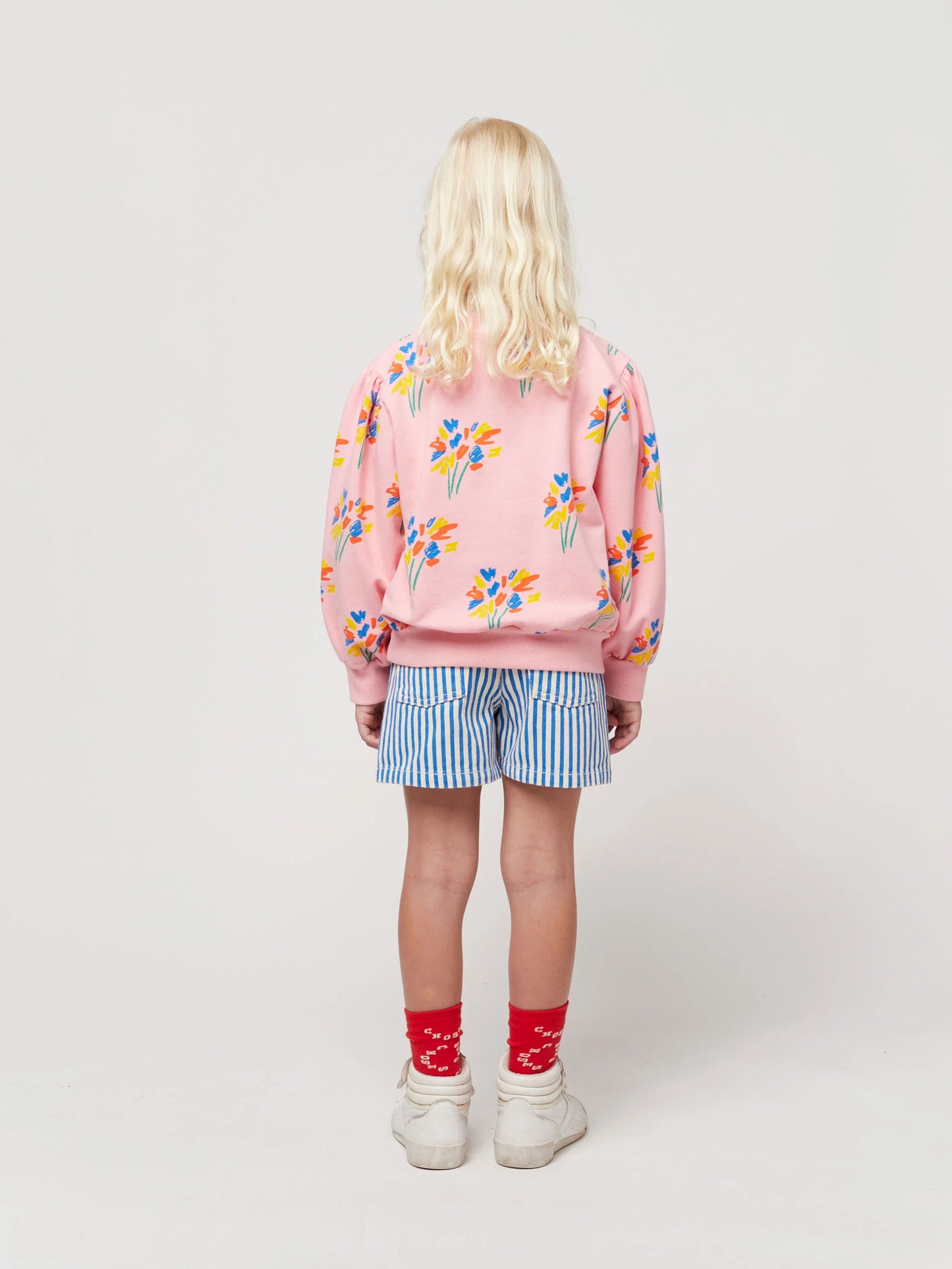 Bobo Choses – Sweatshirt mit durchgehendem „Feuerwerk“-Print