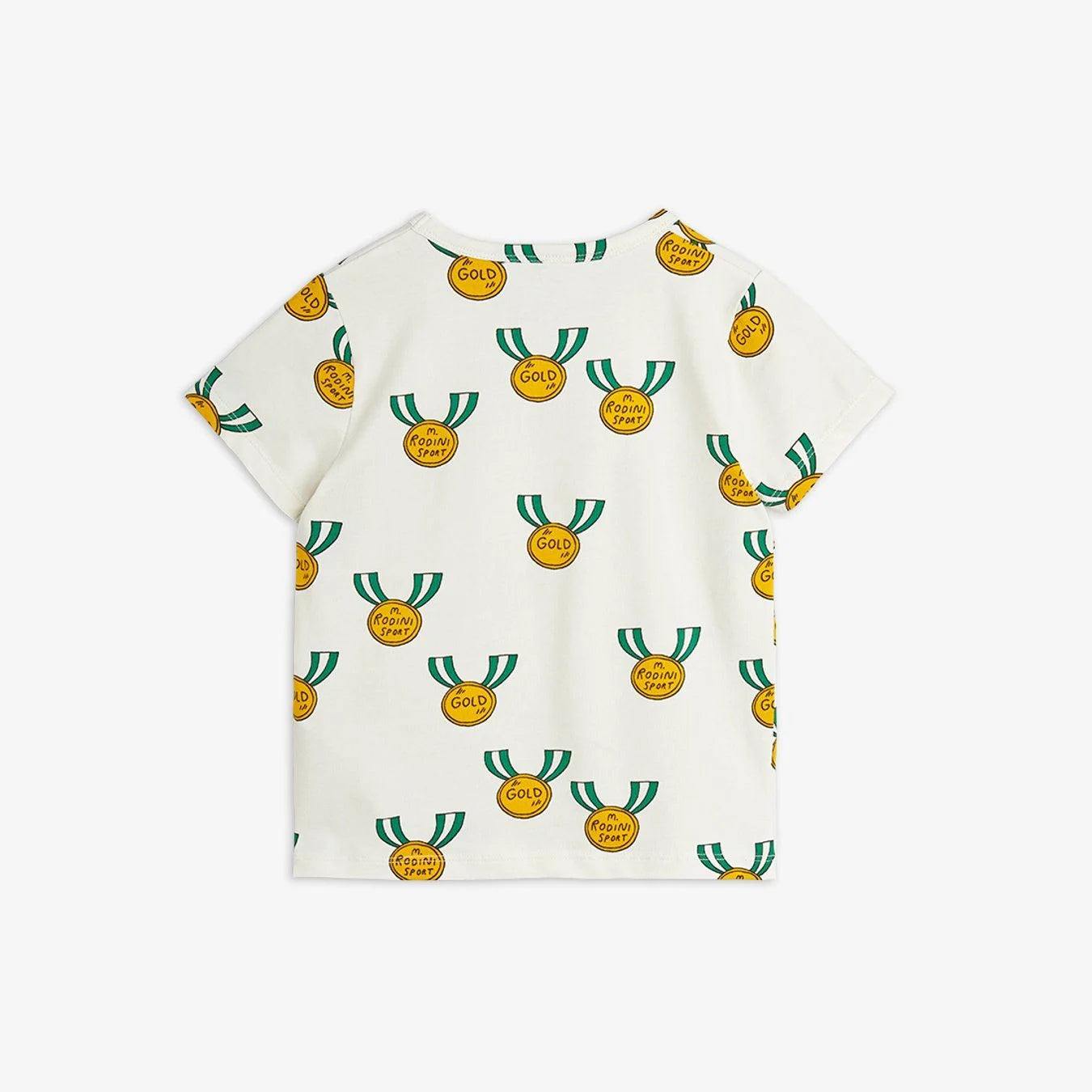 Mini Rodini – T-Shirt mit durchgehendem Medaillen-Print