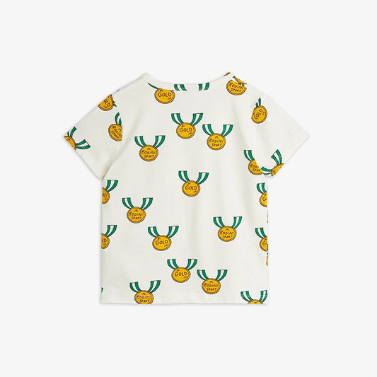 Mini Rodini – T-Shirt mit durchgehendem Medaillen-Print