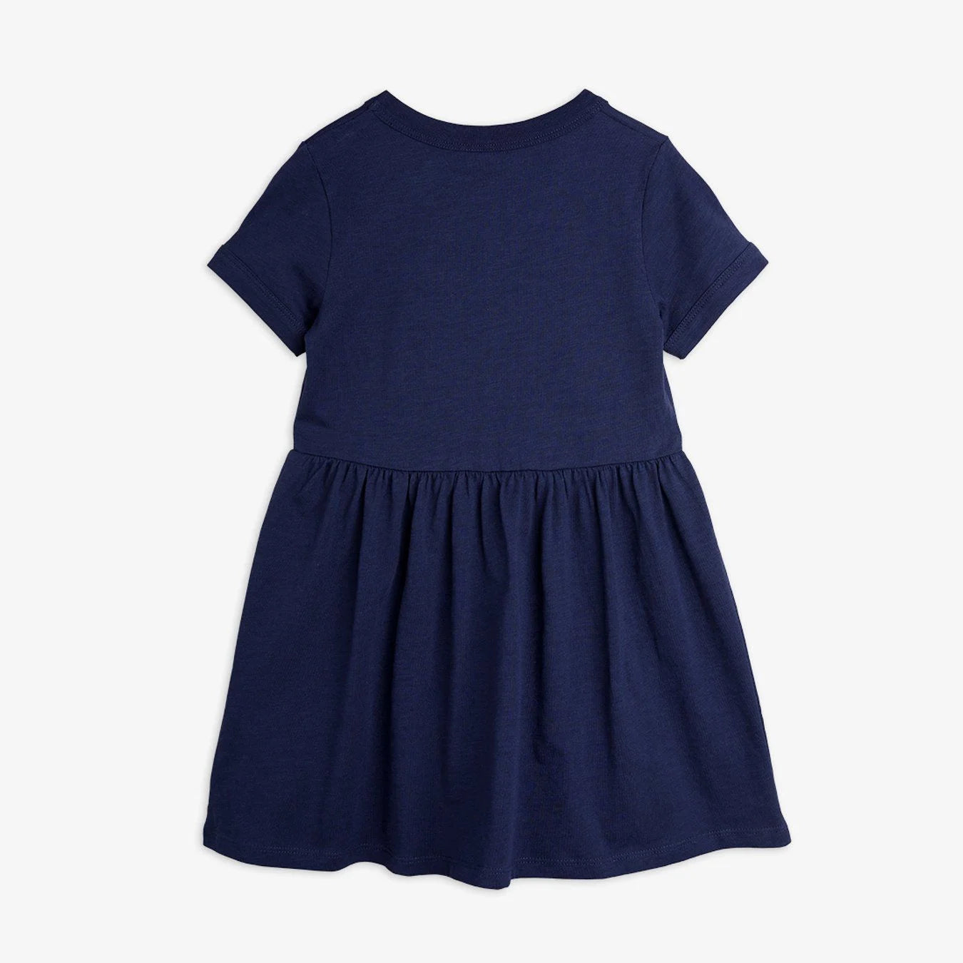 Mini Rodini – Jogging-Kleid mit Stickereien und kurzen Ärmeln
