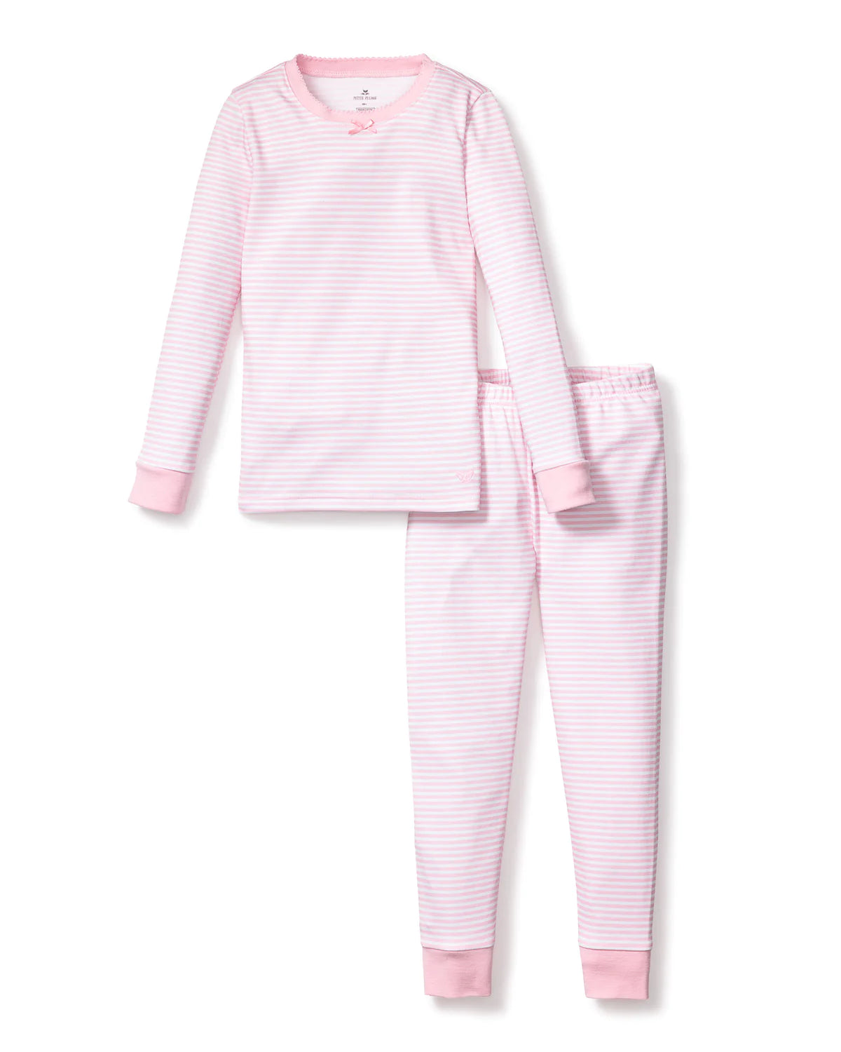 Petite Plume Kinder-Pyjamaset aus Pimabaumwolle mit enger Passform und Streifen