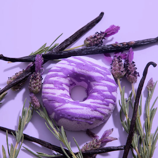 Badeleckereien mit Lavendel und Vanille (3-teiliges Badebomben-Set)
