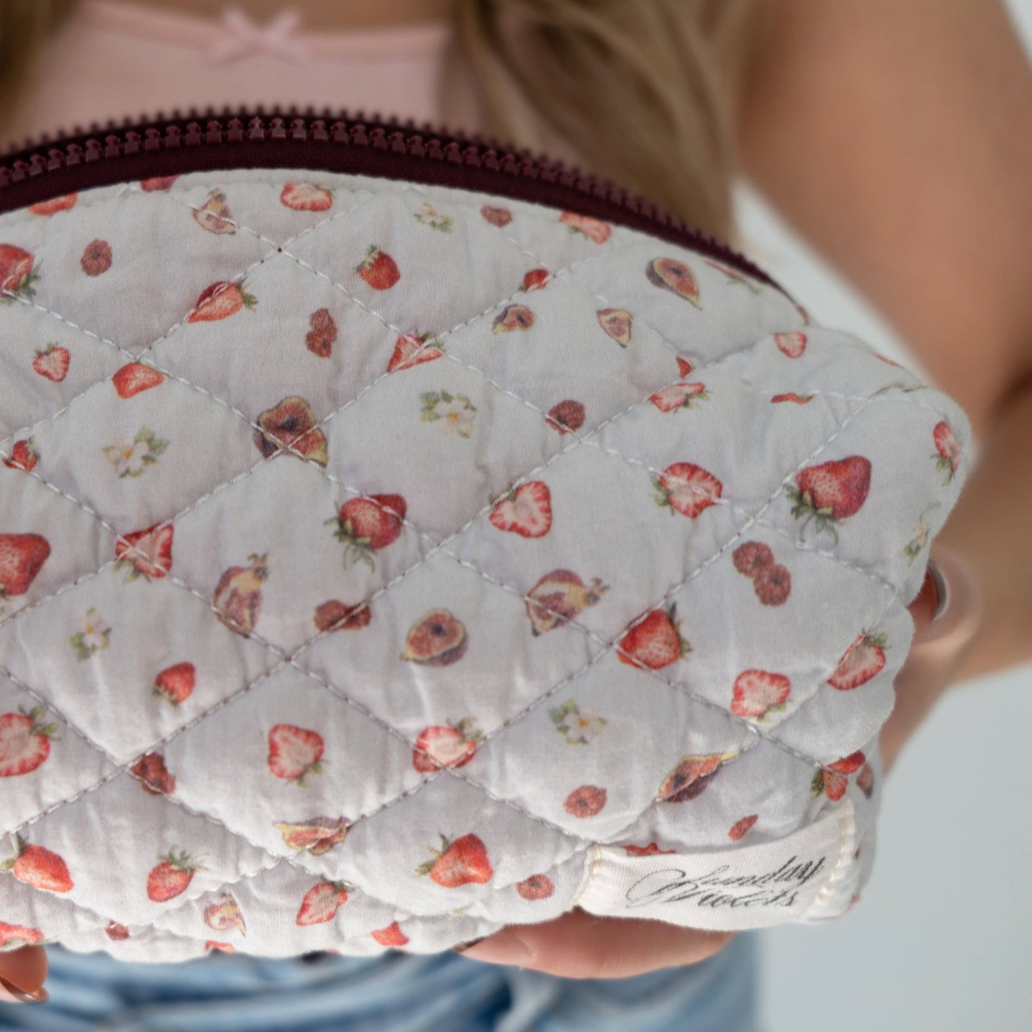 Sunday Violets Berry Sweet Makeup Bag