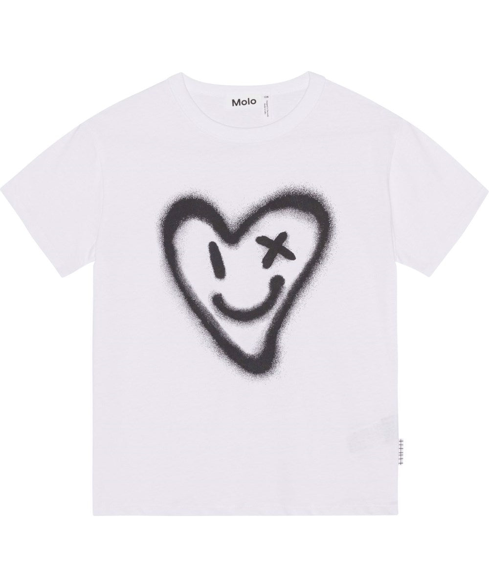 Molo – Riley – T-Shirt mit aufgesprühtem Herz