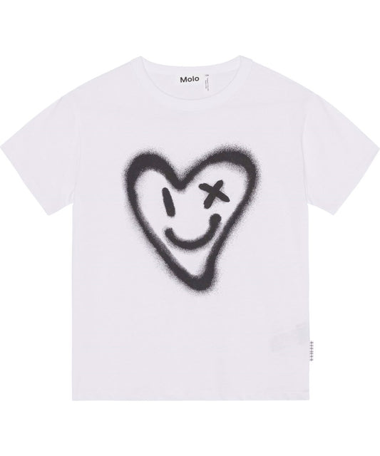 Molo – Riley – T-Shirt mit aufgesprühtem Herz