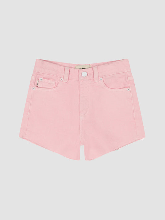 DL1961 Lucy Hi-Rise Denim Shorts | Shell Pink