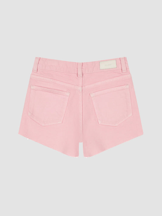 DL1961 Lucy Hi-Rise Denim Shorts | Shell Pink