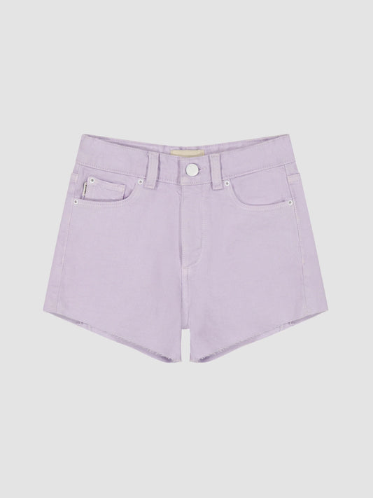 DL1961 Lucy Hi-Rise Denim Shorts | Lilac Cloud