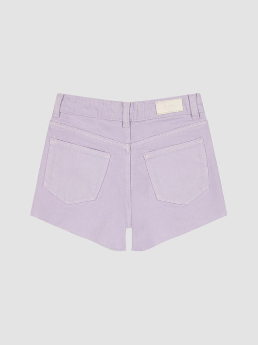 DL1961 Lucy Hi-Rise Denim Shorts | Lilac Cloud