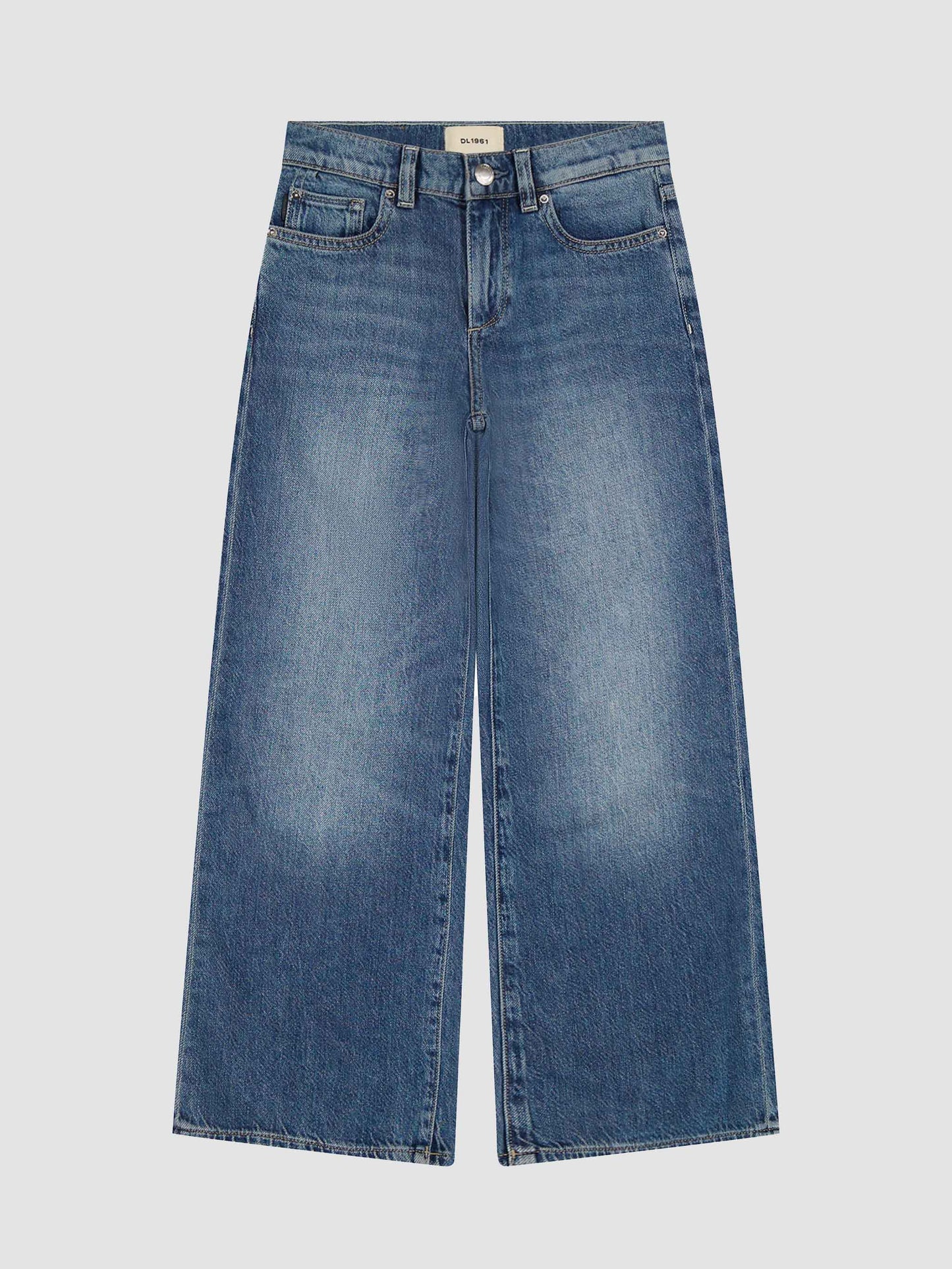 DL1961 Nini Low-Rise Wide Leg Jeans – Blue Harbor