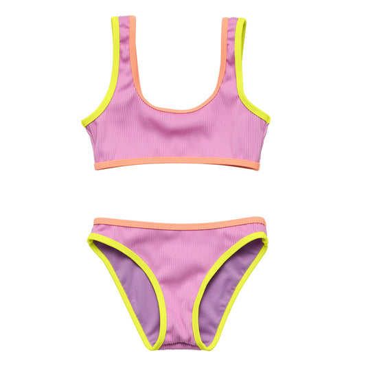 Snapper Rock Vacay Pop Recycled Crop Bikini