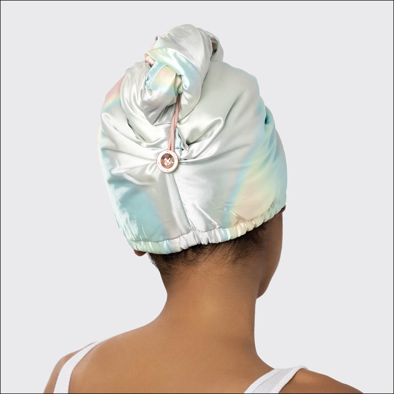 Kitsch Satin-Wrapped Microfiber Hair Towel - Aura