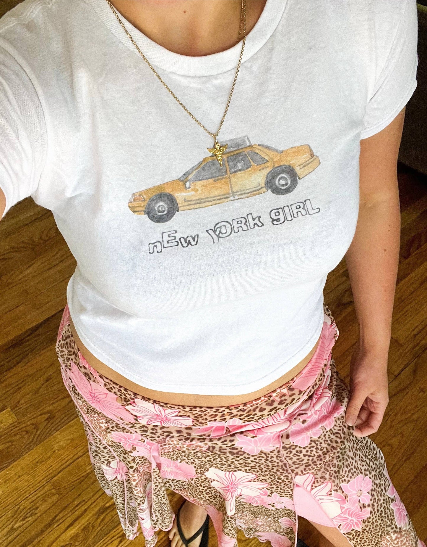Sunday Violets New York Girl Baby Tee