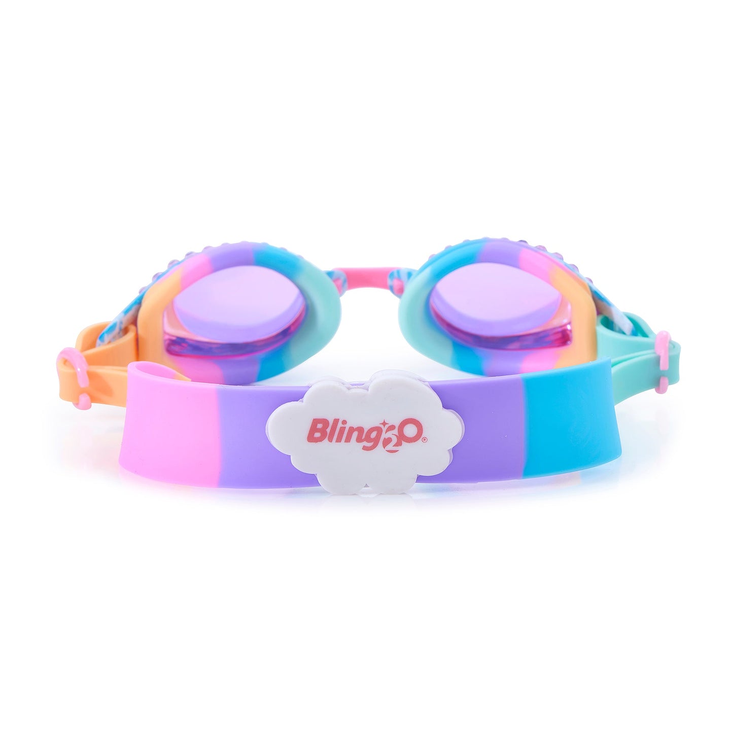 Bling2o Cloud Blue Sunny Kids' Swim Goggles