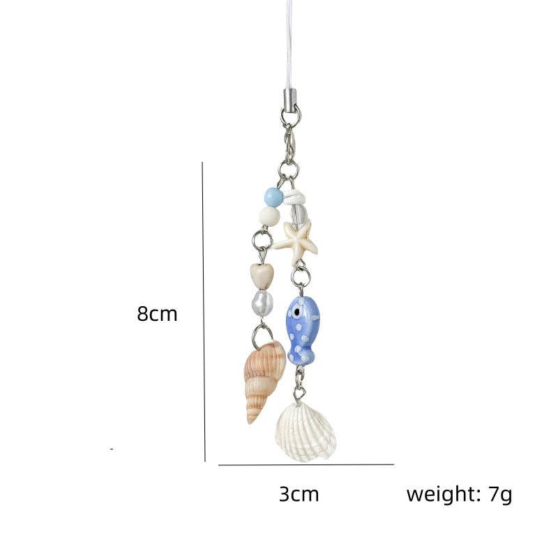 Ocean Charm Keychain