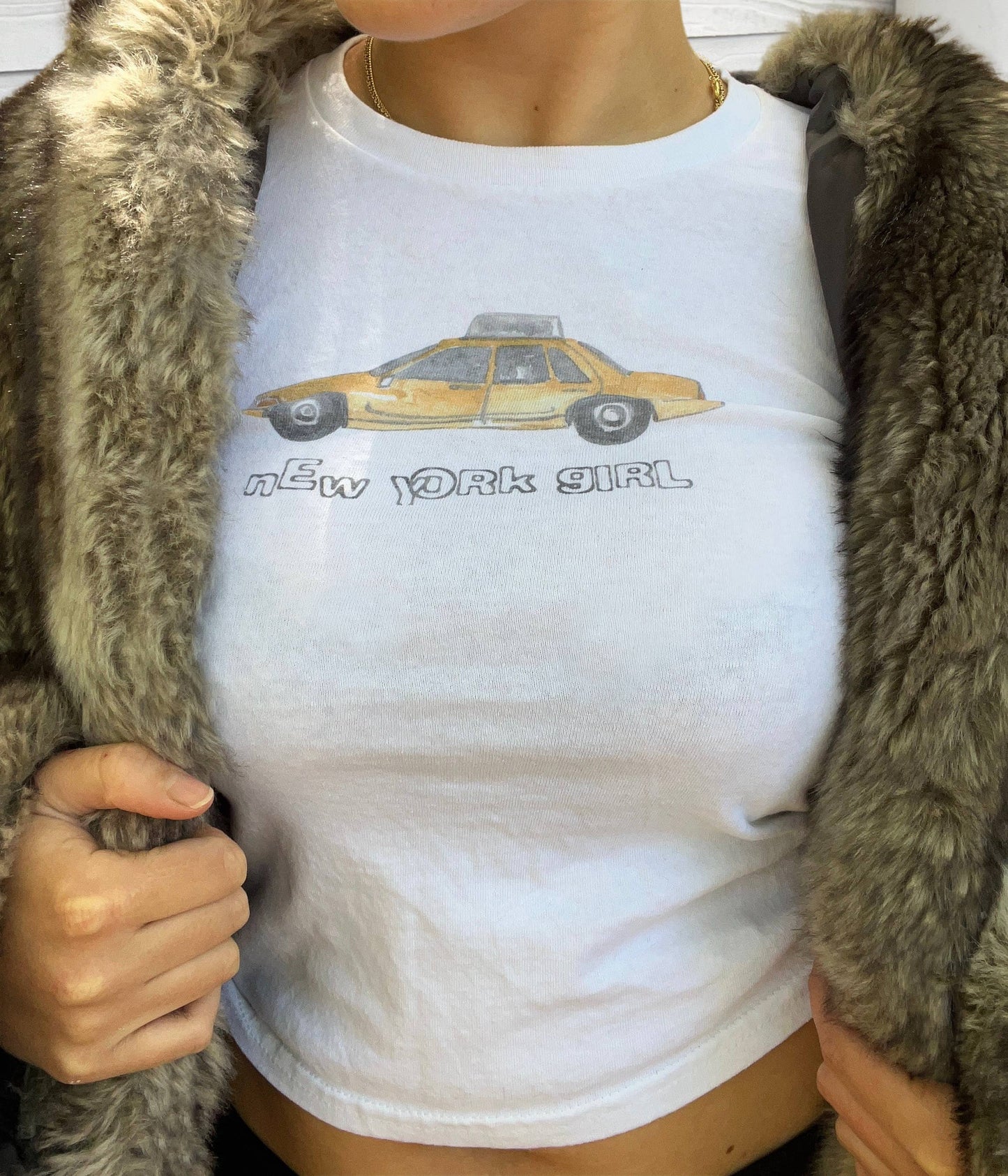 Sunday Violets New York Girl Baby Tee