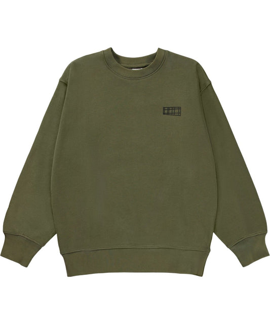 Molo Sweatshirt mit Rundhalsausschnitt, Armeegrün