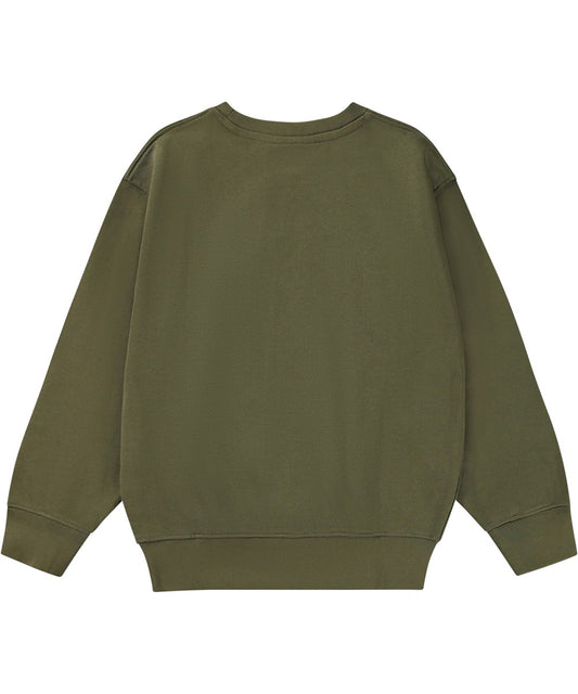 Molo Sweatshirt mit Rundhalsausschnitt, Armeegrün