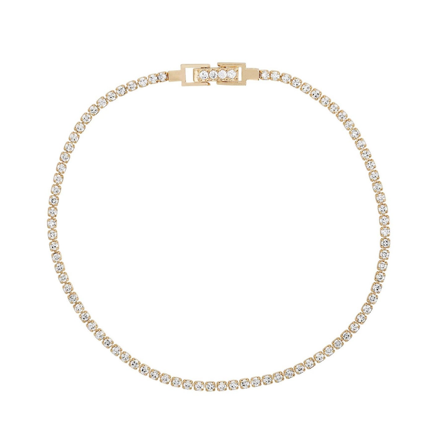 Endless Tennis Bracelet — 18K Gold Plated CZ, 6.5"