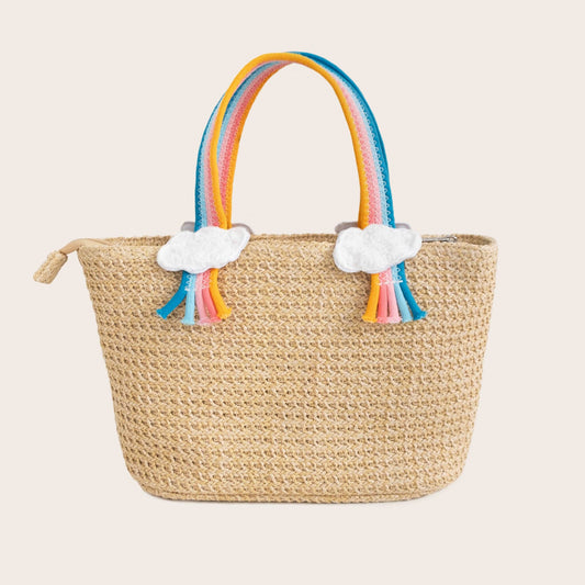 Saint Ida Malibu Rainbow Tote Bag