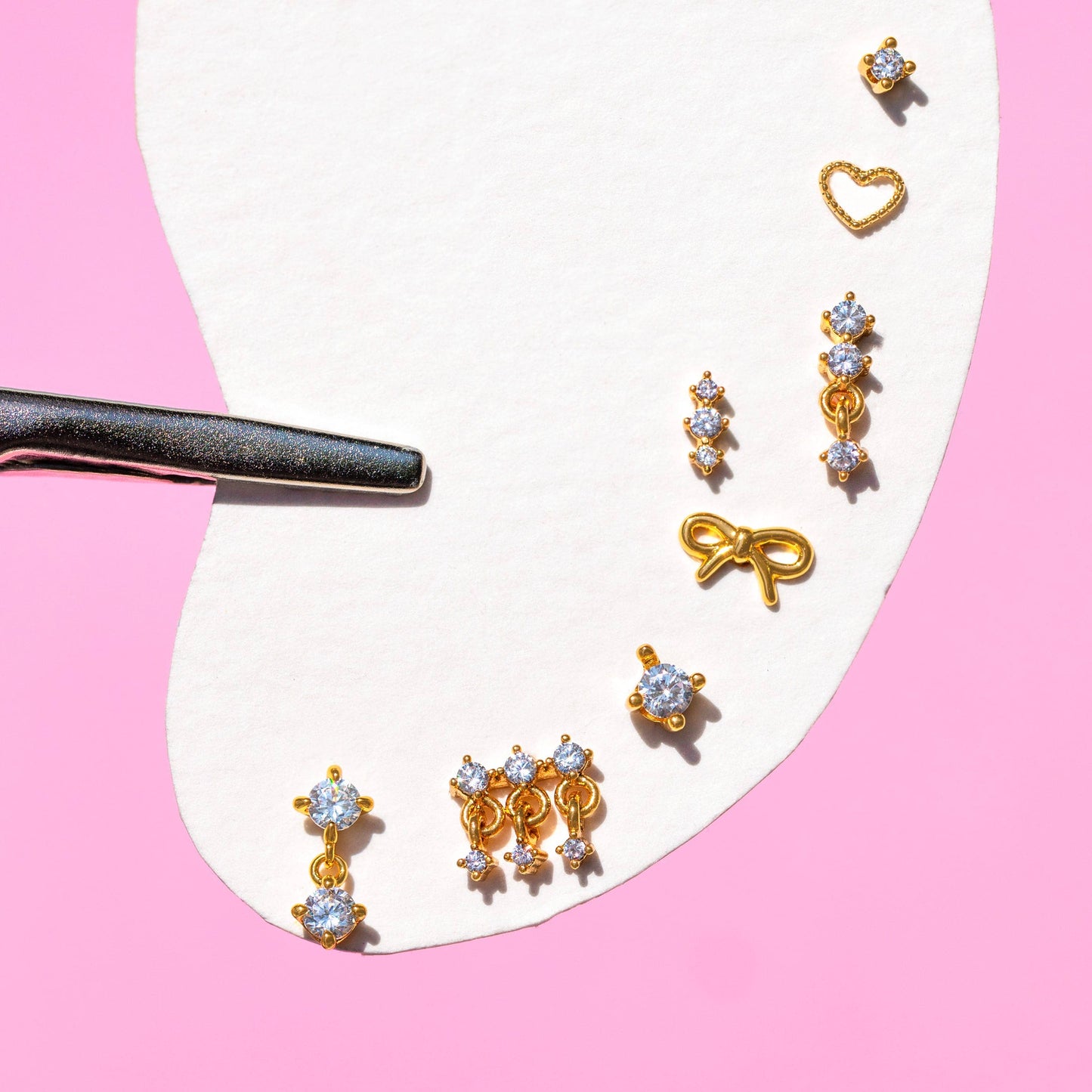 Lil Bow Studs — 18K Gold Plated Balletcore Earrings