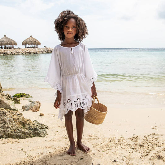 Snapper Rock Cesci White Eyelet Cover Up