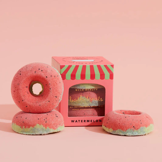 Wassermelonen-Badeleckereien (3-teiliges Badebomben-Set)