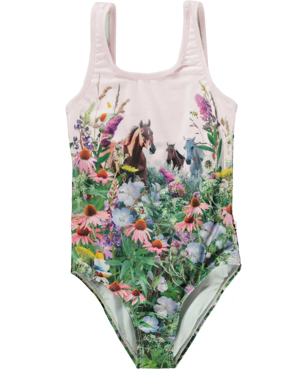 Molo Nika One-Piece Swimsuit | Wild Horses