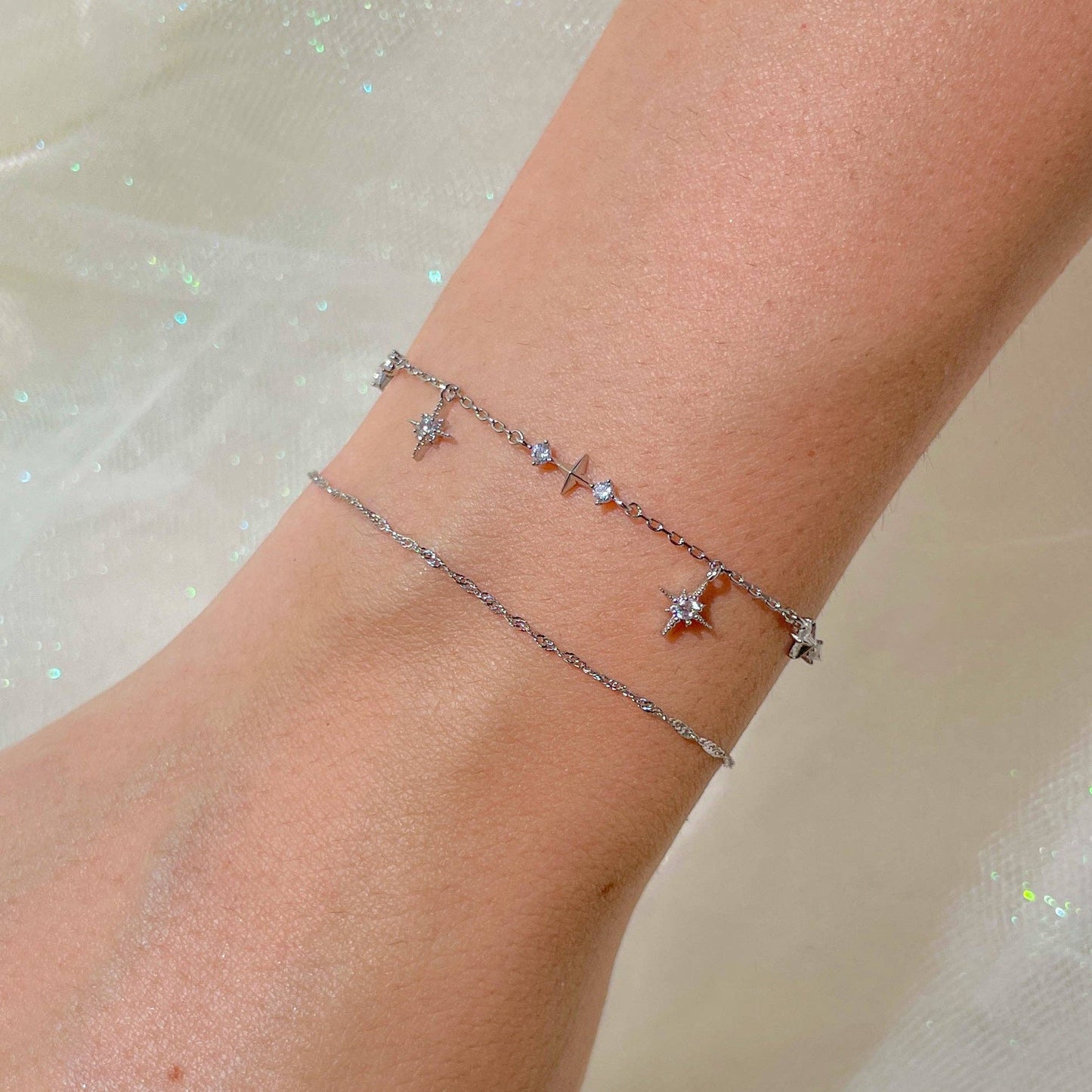 Girls Crew Wandering Stars Gold Bracelet