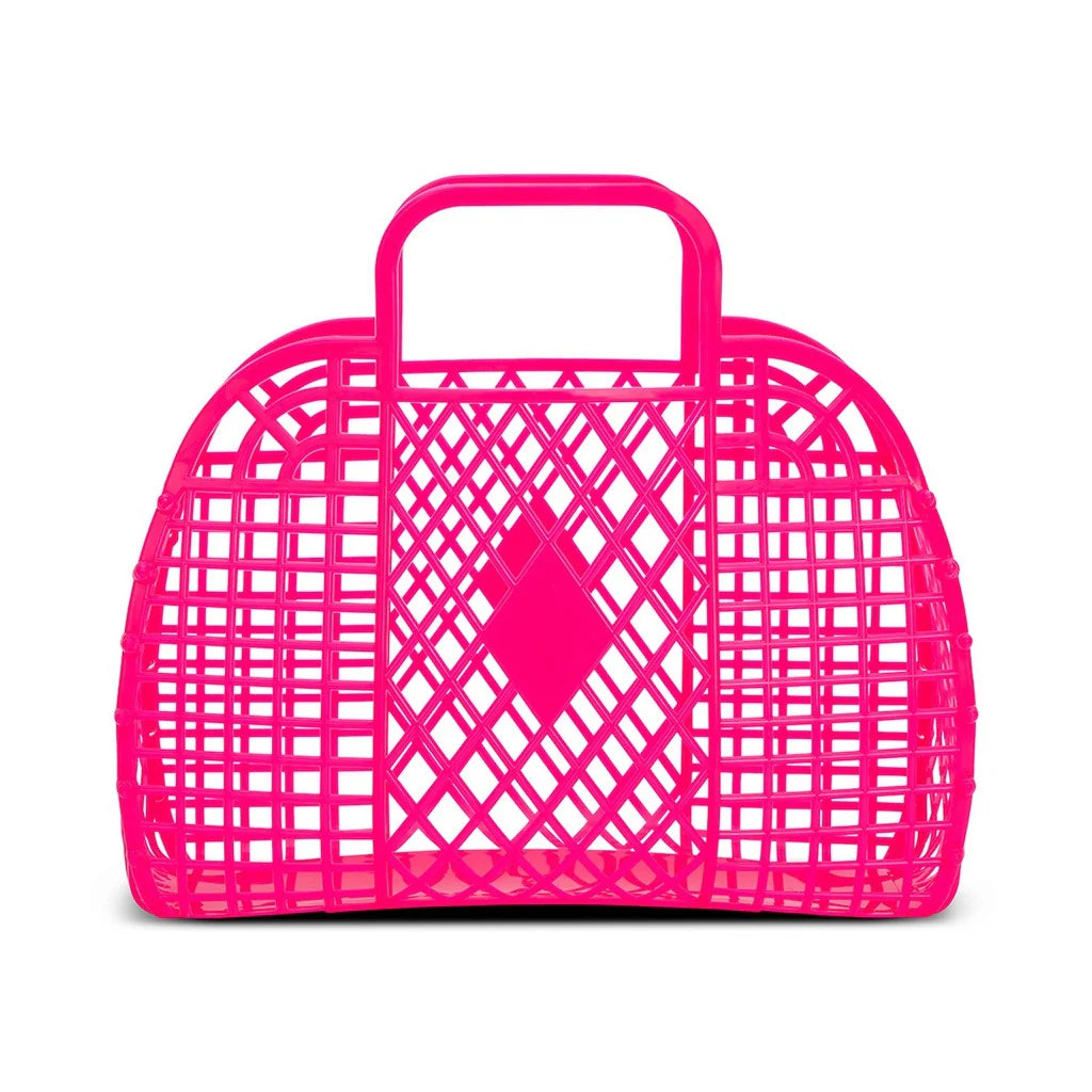 Iscream Small Jelly Bag | Neon Pink